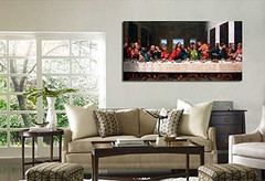 The Last Supper by Da Vinci – Framed Canvas Art for Home Decor