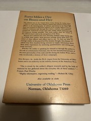 FORTY MILES A DAY ON BEANS AND HAY by Don Rickey Jr. TPB 1972 US Army 1st Print