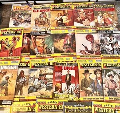 30 BASTEI G.F. Unger Western Pulp Fiction German Booklets Books 1980s