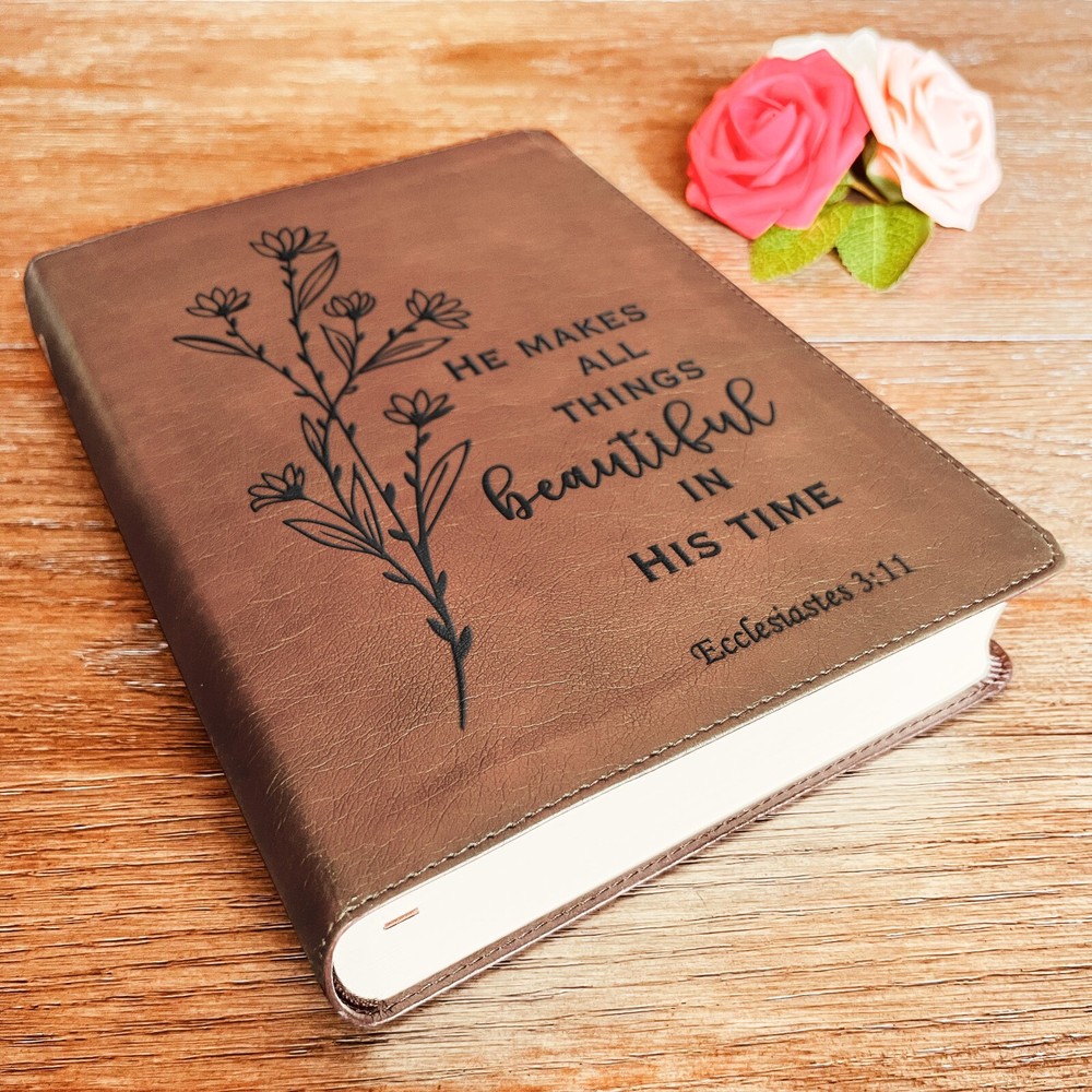 Custom ESV Bible | ESV Journaling Bible | Custom Engraved ESV Large Print Bible