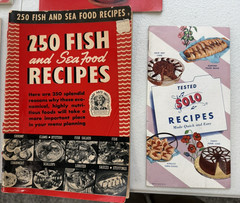 1920-1950’s Vintage lot of Recipe Booklets, Pamphlets, Advertising,Cookbooks