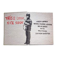 This’ll Look Nice When It”s Open – Banksy Street Art Pop Up Book