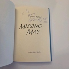 Missing May by Cynthia Rylant Signed! 1992 Hardcover HC/SC
