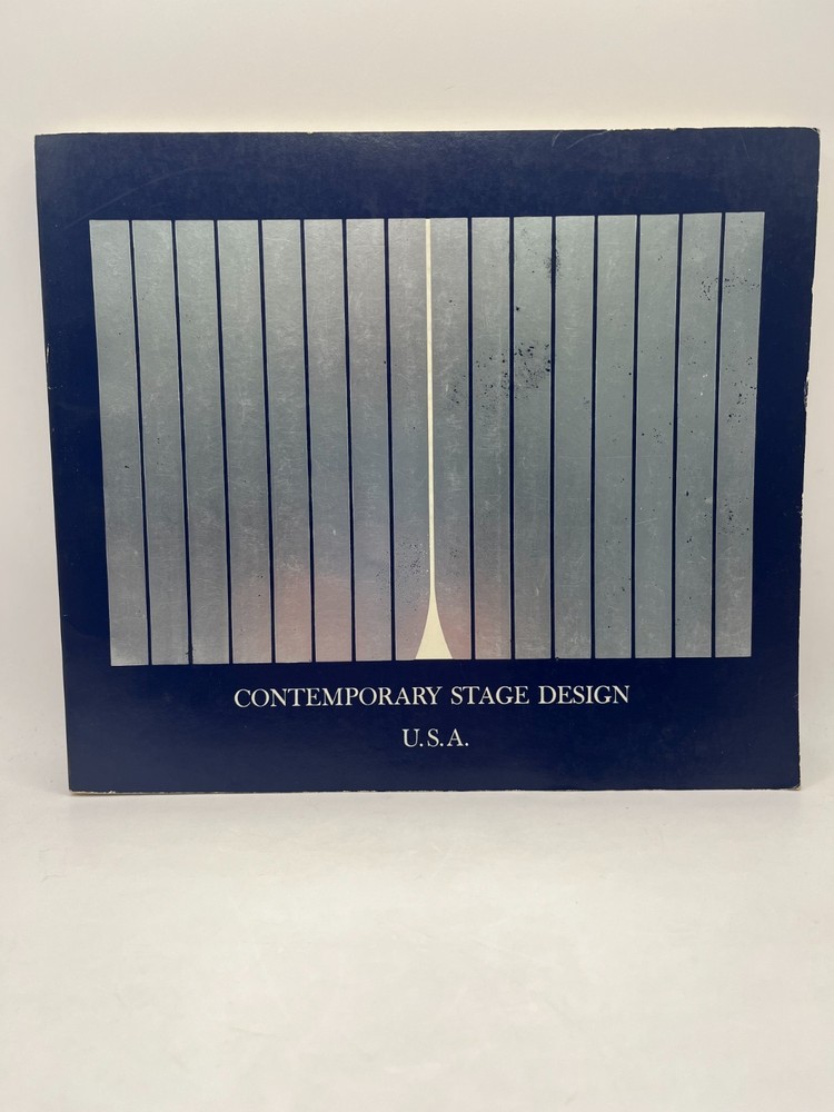CONTEMPORARY STAGE DESIGN USA 1974 survey catalog 20th century theatre art