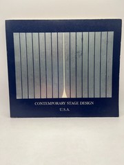 CONTEMPORARY STAGE DESIGN USA 1974 survey catalog 20th century theatre art