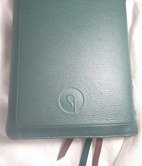 Humble Lamb NKJV Shepherd Bible Forest Green Goatskin Full-Grain Ribbons Gilded