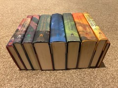 Harry Potter – Complete 7-Book HC Series Set w/ 2 Bonus Books – Rowling – RARE!