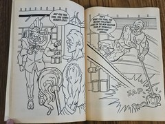 Vtg 1991 Toxic Crusaders Big Coloring Book Golden NOS Unused 90s
