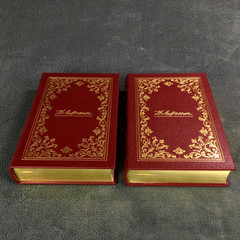 Thomas Jefferson Writings EASTON PRESS I & II Volumes 1 & 2 Red Leather Bound HC