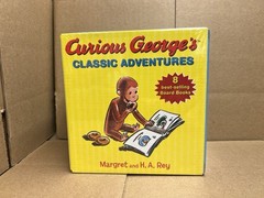 Curious George’s Classic Adventures 8 Board Book Box Set Margret & H A Rey NEW