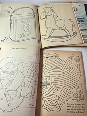 Vintage Coloring Book Lot 60s 70s VTG CHRISTMAS | Birds | Big Whooper | UNUSED