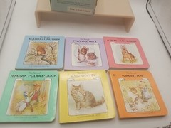 2 Vintage Box Sets “LITTLE TREASURY BEATRIX POTTER STORIES” Books & Cassettes