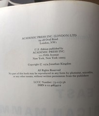 East African Mammals Volume IIB (1974 edition) By Jonathan Kingdon – Rare 