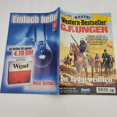 Die Todgeweihten BASTEI G.F Unger Pulp Fiction German Booklet Apache Indian