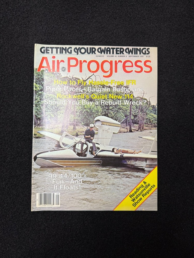Air Progress Aviation Magazine September 1978 Seaplanes Flight Training Aircraft