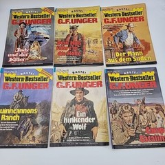 15 BASTEI Western-Bestseller G.F. Unger Pulp Fiction German Booklets Books