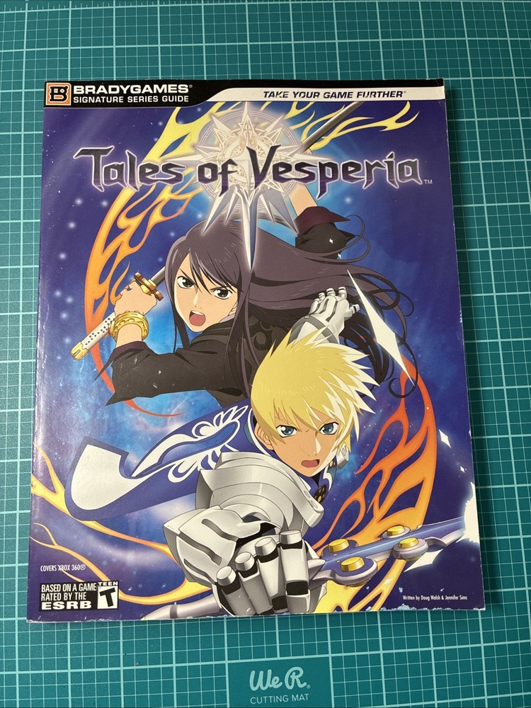 Tales of Vesperia Official Strategy Guide Brady Signature Series Xbox 360 Namco