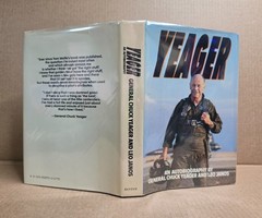 SIGNED Yeager : Autobiography by General Chuck Yeager & Leo Janos 1985 HC / DJ