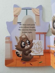Hugs & Kisses Board Book – Grandma Loves Me 2017 Lake Press Raccoon