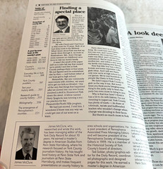 York Daily Record: Never To Be Forgotten SIGNED INSCRIBED book of York Co PA