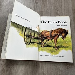 The Farm Book by Rien Poortvliet 1980 Harry N Abrams Hardcover & Dust Jacket