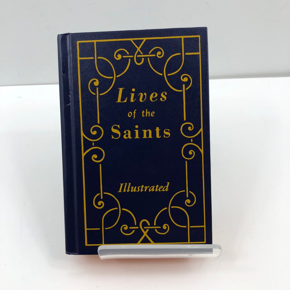 Vintage 1993 Lives of the Saints Illustrated Catholic HC Book Rev. Hugo Hoever
