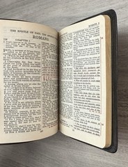 Christian Worker’s 1924 New Testament GENUINE LEATHER Pocket Bible (1945)