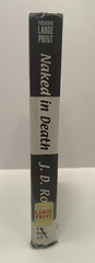 J.D. Robb Naked in Death Thorndike Large Print HC 2000 Ex-Library Book 1