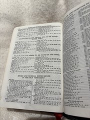 1963 Holy Bible KJV Self-Pronouncing Edition, Red Letter National Bible Press LN