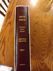 NKJV Scofield Study Bible LARGE PRINT Burgundy Bonded Leather thumb indexed