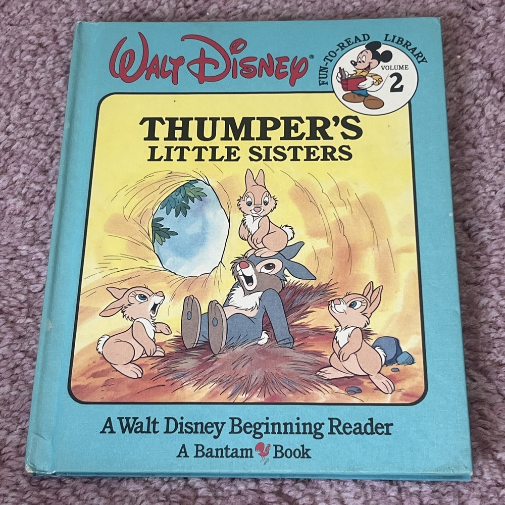 Walt Disney Beginning Reader A Bantam Book Volume 2 Thumper’s Little Sister