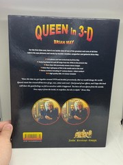Queen In 3-D Brian May 2017 UK 1st Edition Hardcover w/ OWL Viewer Complete VG
