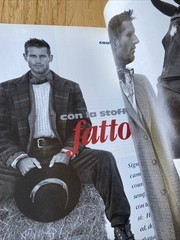 1993 L’UOMO Vogue Italian magazine Men’s Fashion Style Book Brad Pitt Photo