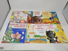 Lot of 8 If You Give a Mouse A Cookie Series Books by Laura Numeroff „RANDOM”