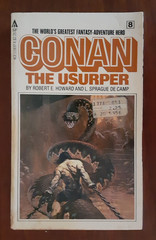 Lot of 5 Vintage CONAN Paperback Books Hyborian Age Stories Ace Sci Fi TOR