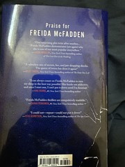 Hardback Book- The Intruder by Frieda McFadden.
