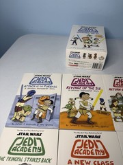 Star Wars Jedi Academy Series Collection 8 Books 1-8 Box Complete Sci-Fi Kids