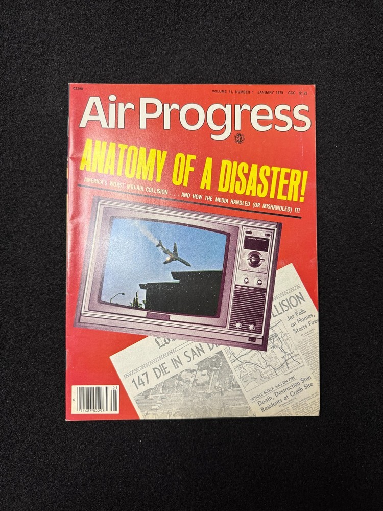 Air Progress Magazine January 1979 Aviation Disaster Mid-Air Collision Avionics
