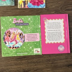Barbie Book Lot of 9 Fairy Princess Mermaid + Sticker Activity Books