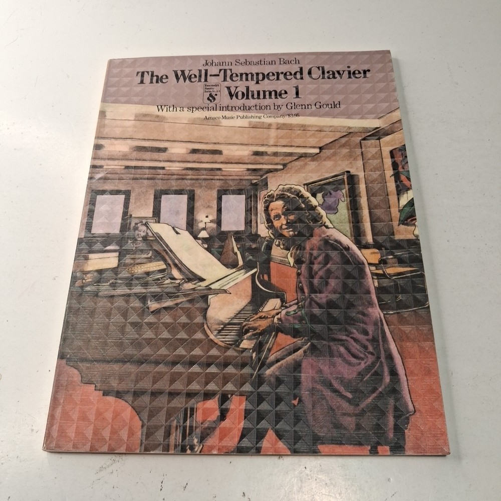J.S. Bach The Well-Tempered Clavier Volume 1 Glenn Gould Intro Amsco 1972 PB