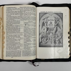 Holy Bible National Bible Press Pronouncing Red Letter KJV 1940’s Thumb Tabs