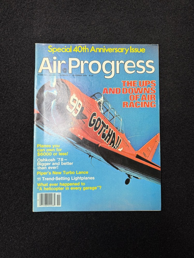 Air Progress Magazine Special 40th Anniversary Issue 1978 Aviation Racing