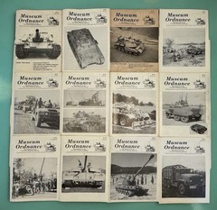 ⭕️ LOT OF 12 VINTAGE MUSEUM ORDNANCE MAGAZINE U.S. ARMY TANK MILITARY JOURNALS