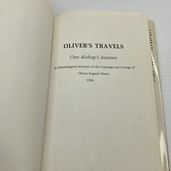 Oliver’s Travels One Bishop’s Journey Oliver Eugene Slater Signed 1988 Methodist