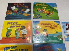 Froggy Books Ex-Lib Jonathan London Kids Picture Teacher Homeschool Reading HC