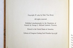 The Final Challenge – Dale Van Every, 1964 hc w/dj, William Morrow and Company