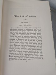 1902 The Life Of Schiller by Heinrich Duntzer Luxury Edition #15 of 1,000