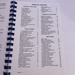 Morgantown WV cook book cookbook 2001 community spiral 104 pages of recipes