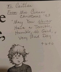 Alexander and the Terrible, Horrible, No Good, Very Bad Day. – With Inscription