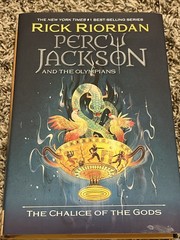 Rick Riordan *SIGNED* The Chalice of the Gods Book – Disney – Percy Jackson
